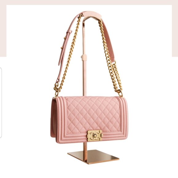 CHANEL light pink le boy M - Picture 1 of 8